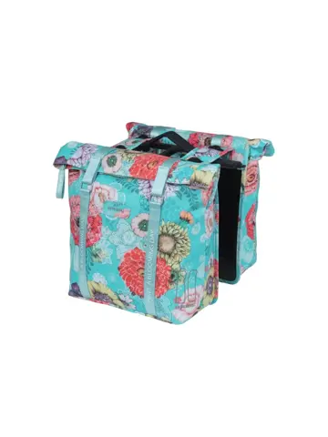 Basil Dubbele Fietstas Bloom Field Double Mik