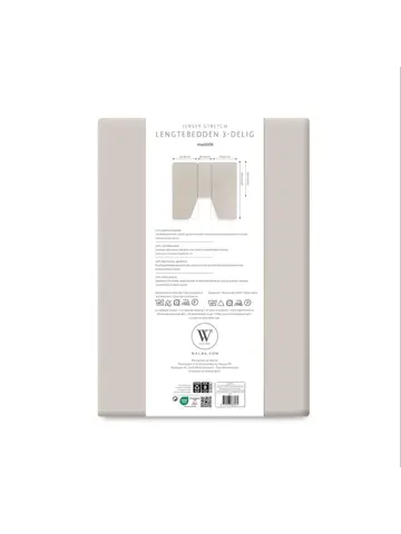 Walra Jersey hoeslaken 3-delig