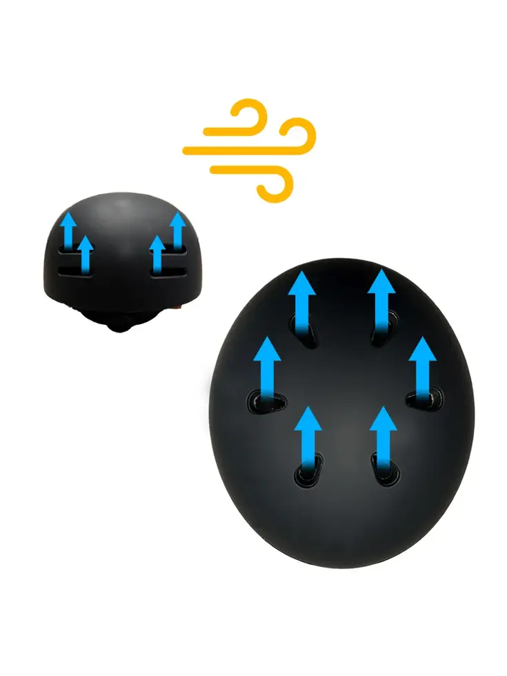 Vizorz SwitchCap fietshelm - Blue Denim Cap