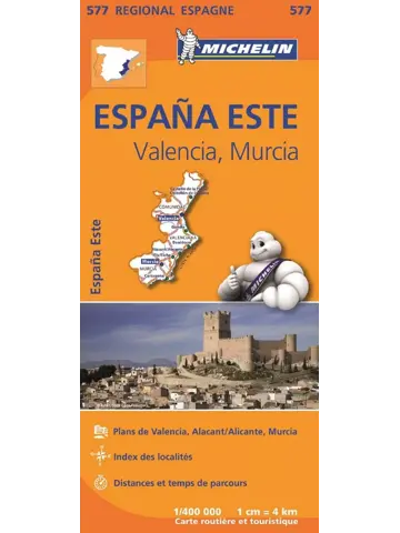 Michelin wegenkaart Regional 577 Spanje oost
