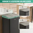 Avalo Prullenbak 2x30L - RVS