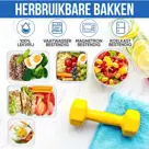 Vershoudbakjes Plastic - 18 Delig