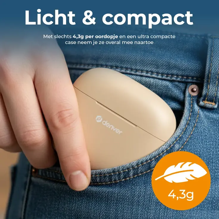 In-ear Draadloze Bluetooth Oortjes Oordopjes