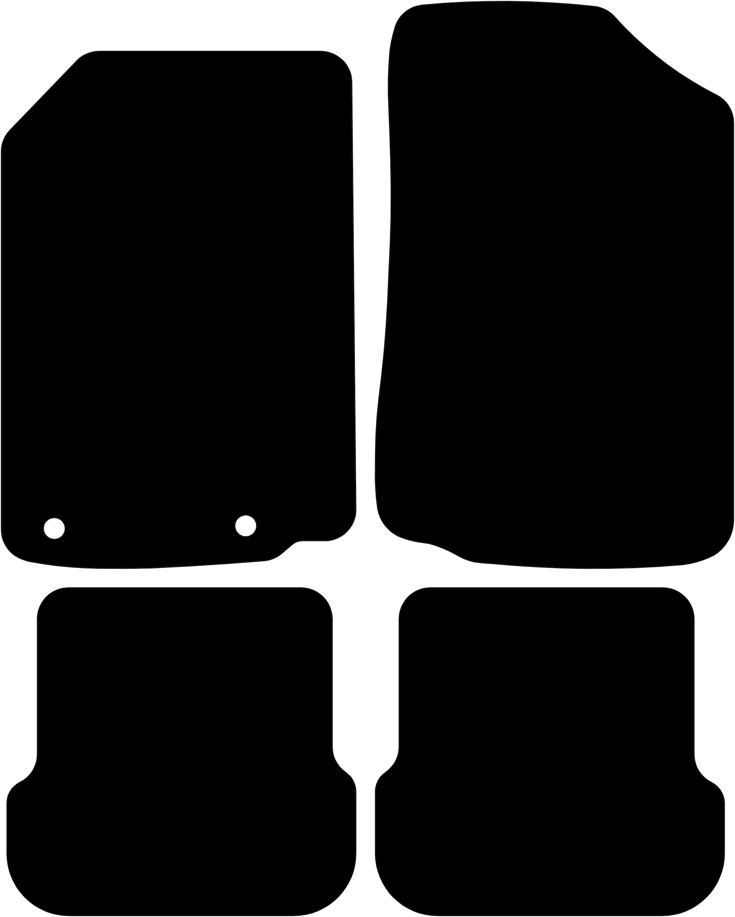 Rubber Matten Volkswagen Golf 2 (1983-1992)