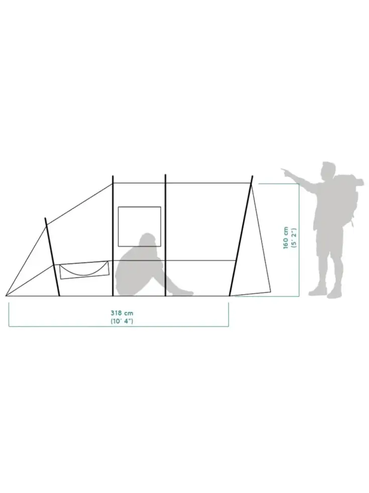 Crua Tri - geïsoleerde tent