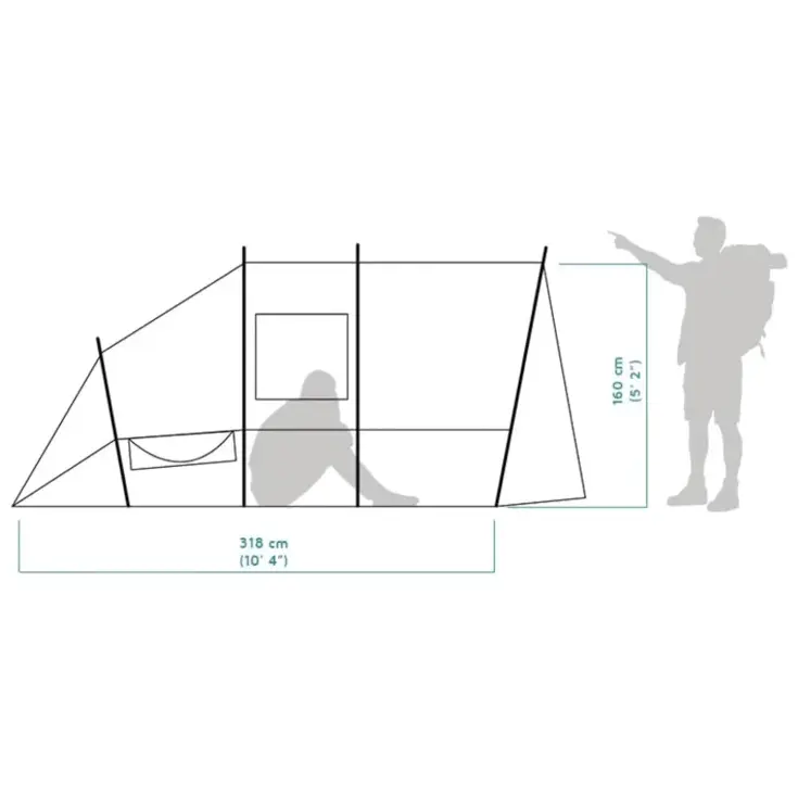Crua Tri - geïsoleerde tent