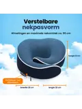 Reissets 2-Pack - Nekkussen Vliegtuig Memory Foam