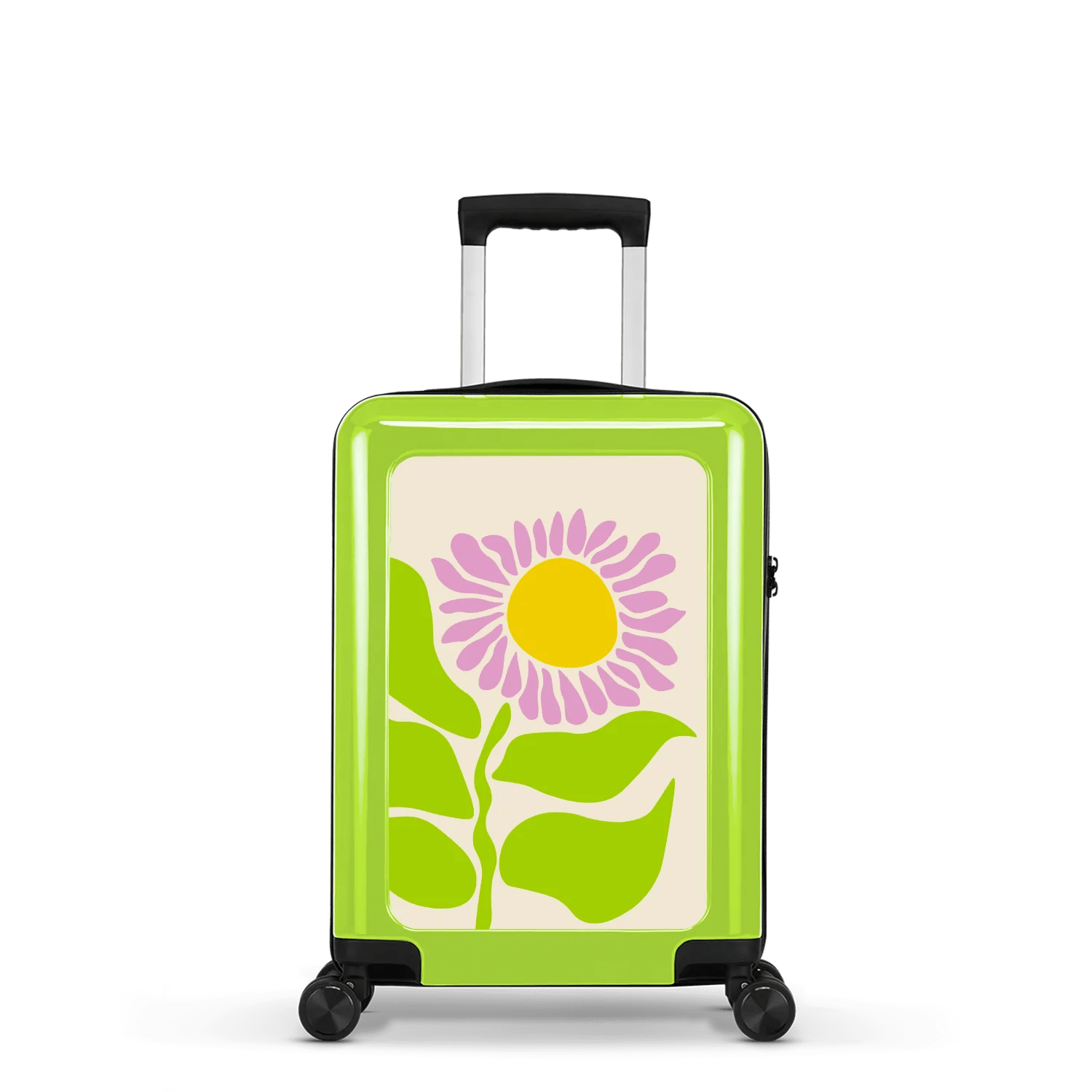 Bhppy  Sunflower  Handbagage Koffer  54cm  LichtGroen