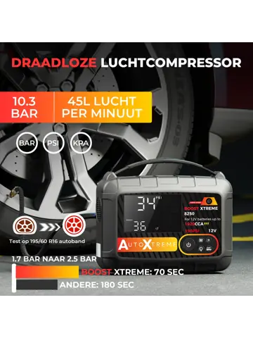 Boost Xtreme - 1920CCA - Jumpstarter Compressor