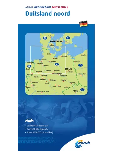 ANWB Wegenkaart Duitsland Noord