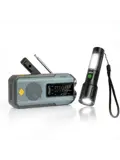 Noodradio 2.000mAh Blauw + Zaklamp