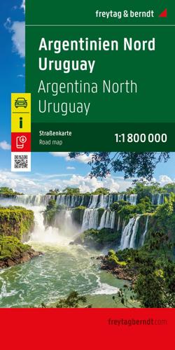 Wegenkaart Argentinië Noord - Uruguay