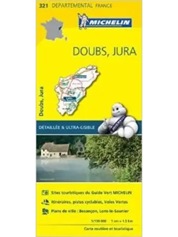 Wegenkaart Local 321 Doubs - Jura