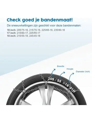 ProPlus Sneeuwkettingen - KNR235