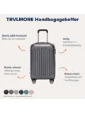 Handbagage Koffer – 38L – Donkergrijs