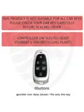 TPU Sleutelhoesje voor Hyundai goud E6