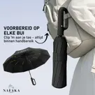 Nafaka Automatische storm paraplu met opberghoes