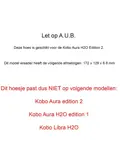 Ereader Hoesje Sleepcover Kobo Aura H2O edition 2