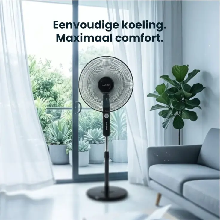 Luvego - Statief Ventilator - TImer