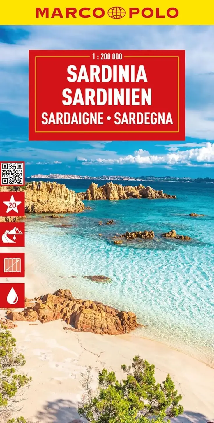 Wegenkaart 15 Sardinië