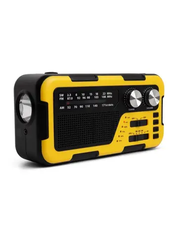 Noodradio Opwindbaar en Batterij