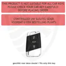 TPU Sleutelhoesje VW - Skoda - Seat Cupra zwart D3