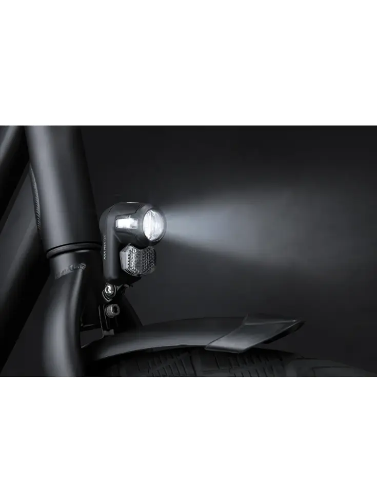 Axa Koplamp Nox City Auto Off Batterij 4 Lux Zwart