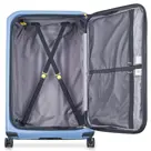 Delsey zip trolley l expandable Blauw