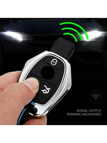 Metalen Sleutelhoesje voor Mercedes grijs A3