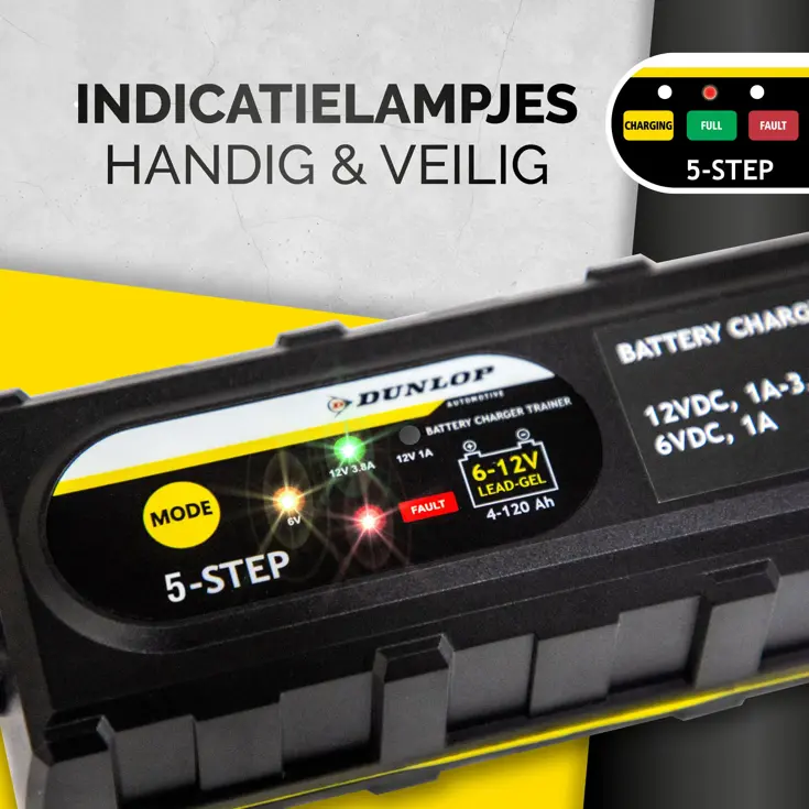 Druppellader voor bijna lege accu - 12V