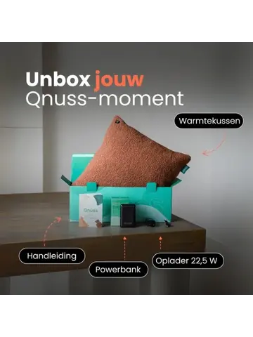 Qnuss Warmtekussen Teddy 45x45