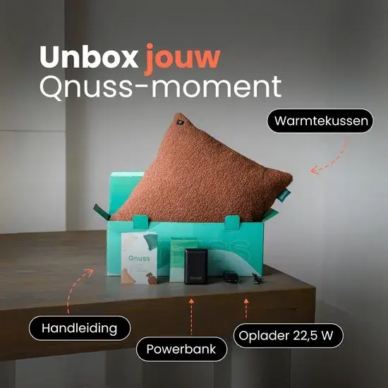 Qnuss Warmtekussen Teddy 45x45