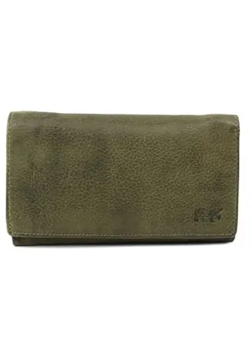 Sweety - XL portemonnee - Leer - Drukknoop