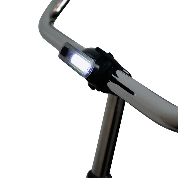 Oplaadbaar USB voorlicht met 10 LED's