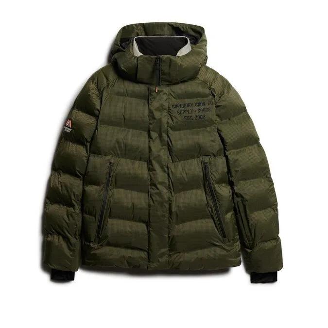 Superdry   Ski Sport Puffer  Heren Ski jas  Donker Groen