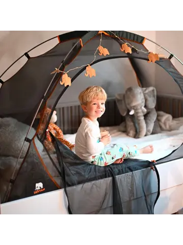 Bedtent Klamboe - 200x90cm - Muggennet - 1mm gaas