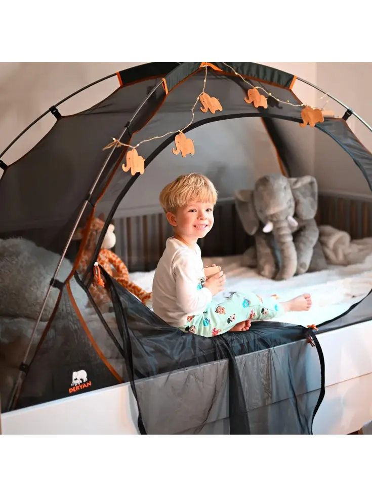 Bedtent Klamboe - 200x90cm - Muggennet - 1mm gaas