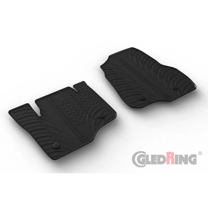 Gledring Ford F-250 Super Duty Super Crew (13&14th Gen.) 2017-2021 & 2021  Rubbermatten  Zwart