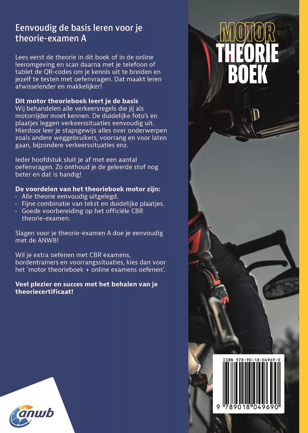 Theorieboek Rijbewijs A - Motor | ANWB Webwinkel