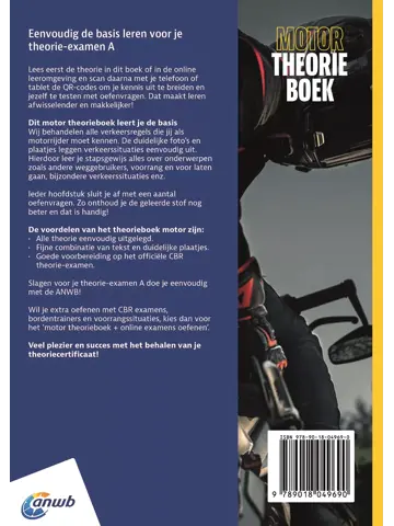 ANWB theorieboek Rijbewijs A -  Motor 