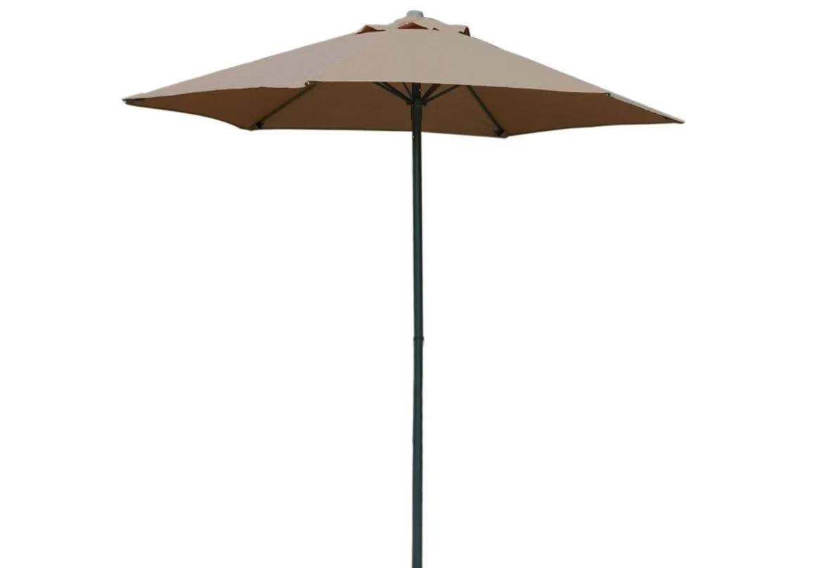 Pimxl  Parasol rond  Ø 200cm  taupe  Taupe main product image
