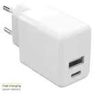 Accezz Wall Charger USB-C en USB - 20 Watt