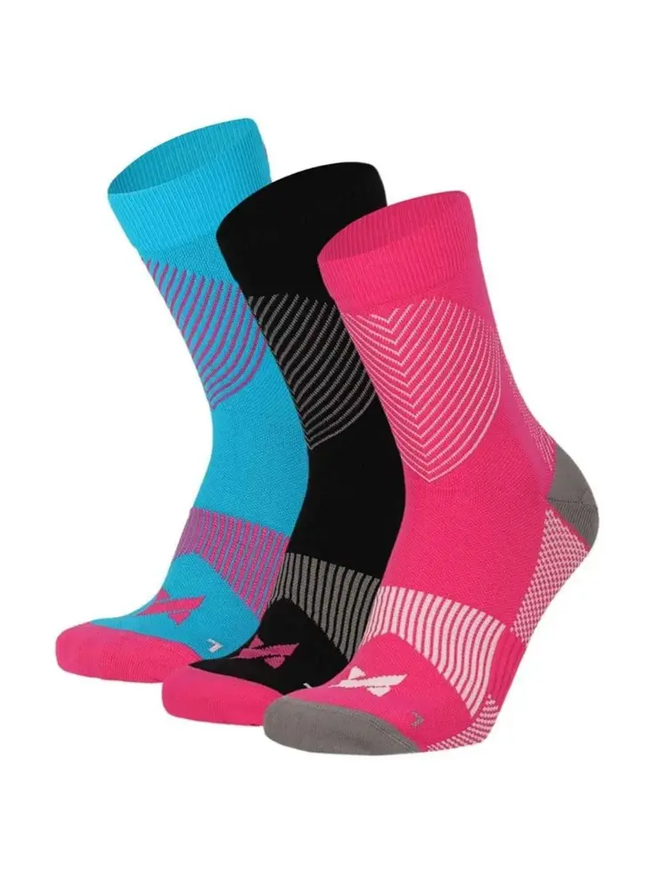 6 paar - Quarter Compressiesokken