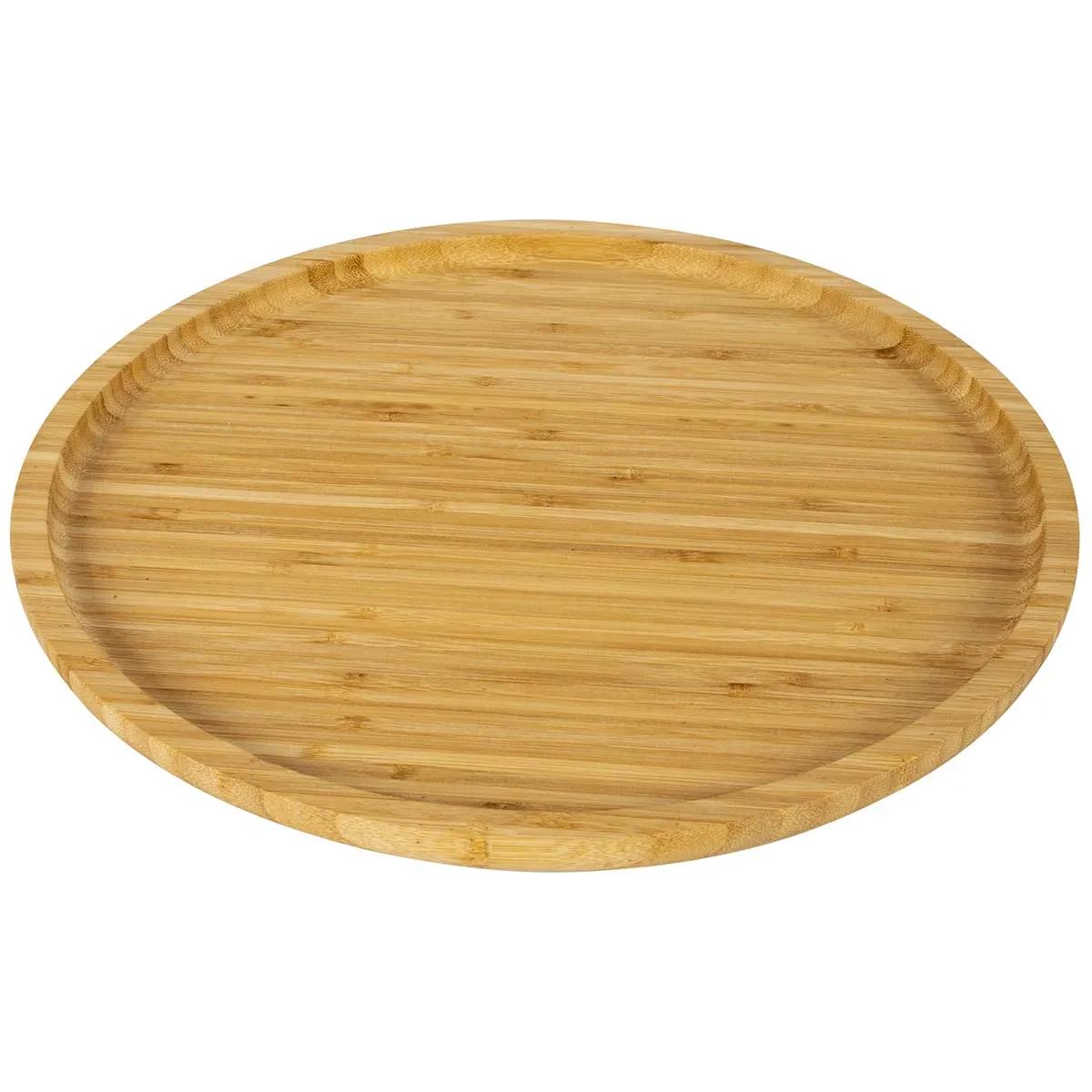 Bo-camp  Onderbord  Ø 33 cm Bamboe 2 Stuks  Bruin