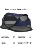 Baby luxe campingbedje - Zelfopblaasbare matras