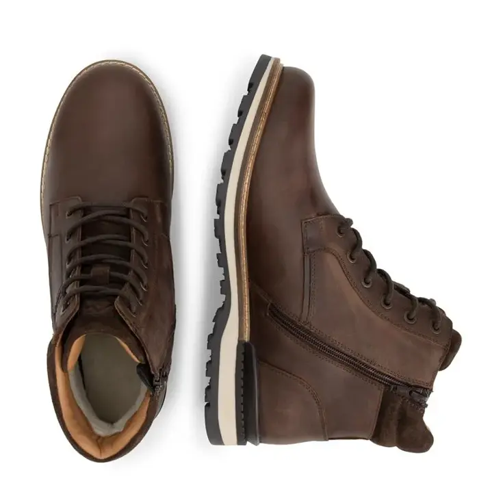 Sig Heren - Veterboots - Wolgevoerd