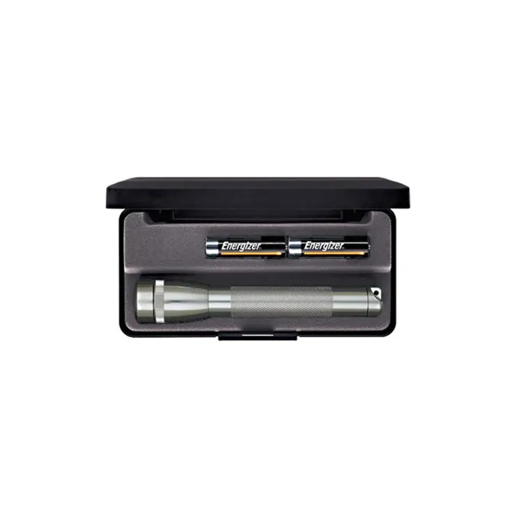 Mag‑Lite Mini AA Zaklamp – Grijs Aluminium