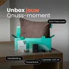 Qnuss Warmtekussen Ribstof 45x45