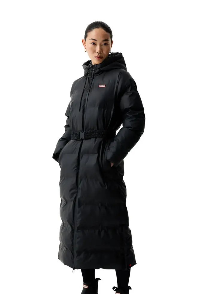 Hutchison PU Long Puffer - Jas - Dames - Hunter