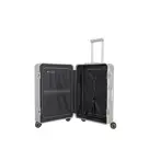 Travelite aluminium 4w trolley m Zilver